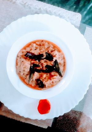 A picture of Tomato pachdi.