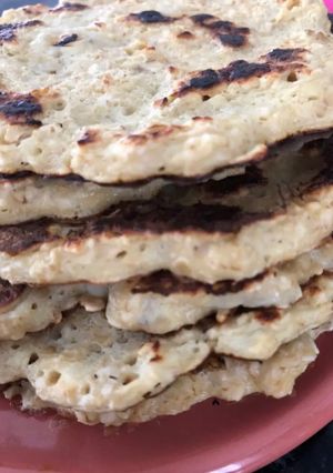 Una foto de Tortilla de avena y banana