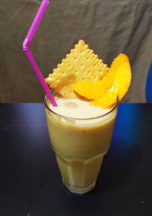 Φωτογραφία της συνταγής Smoothie μπανάνα-ροδάκινο