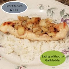 A picture of Pear Chicken & Rice.