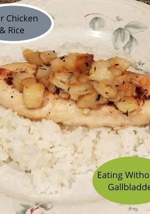 A picture of Pear Chicken & Rice.