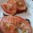 Tostadas de pan negro
