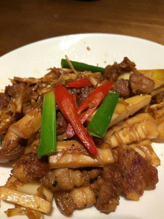 五花肉炒桂竹筍 的食譜成品照片