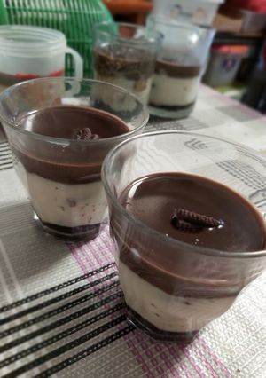 Foto resep Choco Melted Oreo Puding