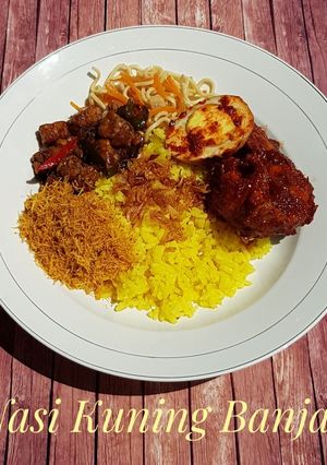 Foto resep Nasi Kuning Banjar