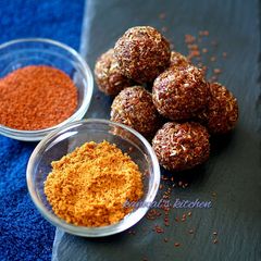 Garden seeds halim jaggery laddo A picture of Garden seeds halim jaggery laddo.