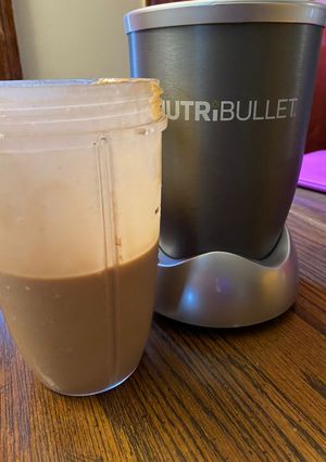 A picture of Chocolate Peanut Butter Banana Smoothie.