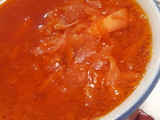 Borsch (sopa ucraniana) vegetariano
