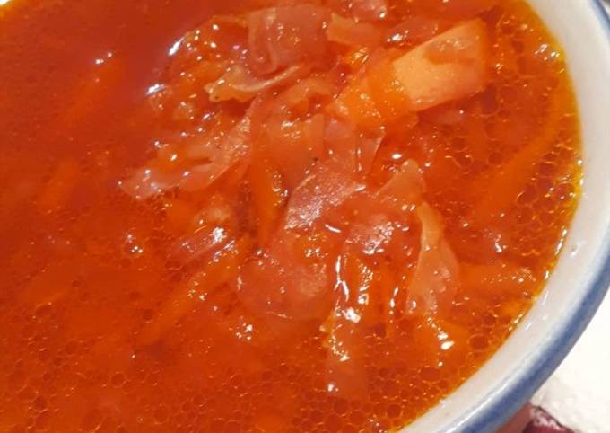 Borsch (sopa ucraniana) vegetariano Receta de teArNico- Cookpad