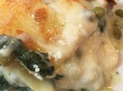 Una foto di lasagne alla ricotta