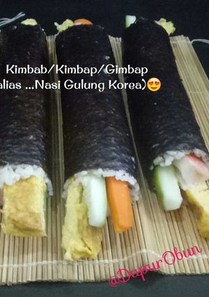 Foto resep Kimbab/Kimbap/Gimbap (alias...Nasi Gulung Korea)