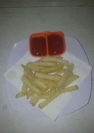 Foto resep French fries pake blubend