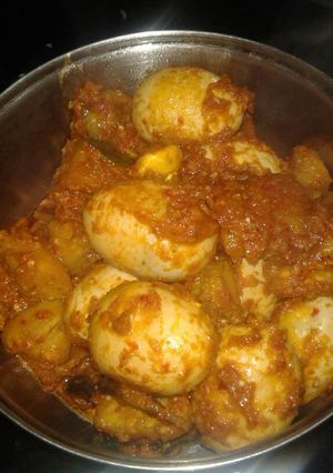 Foto resep Balado telur dan terong