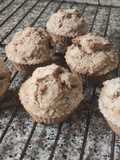 Muffins coco y frutos secos