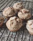 Muffins coco y frutos secos