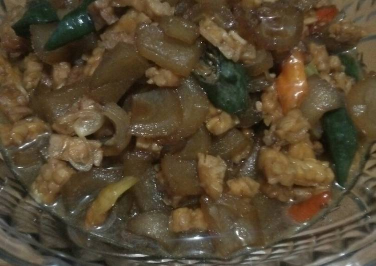 Recipe: Perfect Kikil Tempe Kecap Cabe Ijo