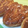 Palmeritas de hojaldre con dulce de leche