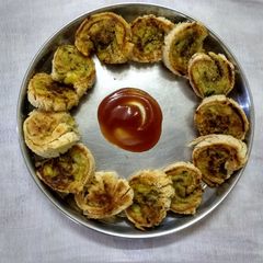 A picture of Pinwheel Samosa.