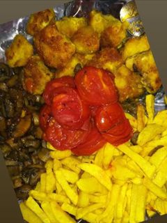 عکسی از دستور مرغ سوخاری و مخلفات