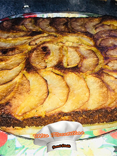 Una foto de Bizcocho de manzana