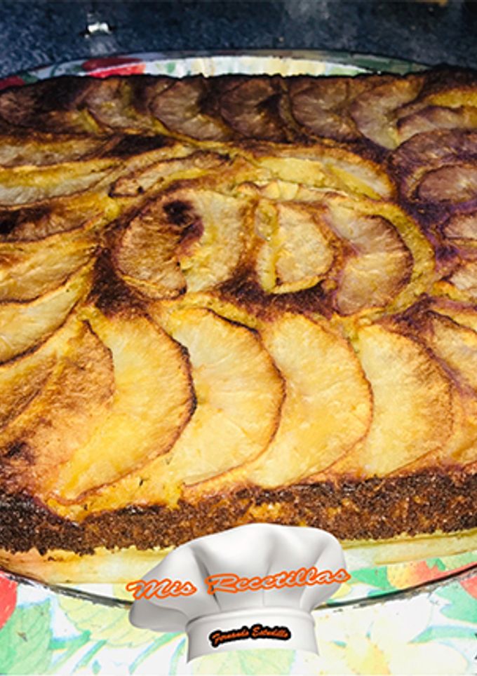 Una foto de Bizcocho de manzana