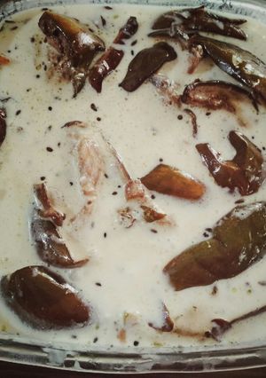 A picture of Dahi Baingan.