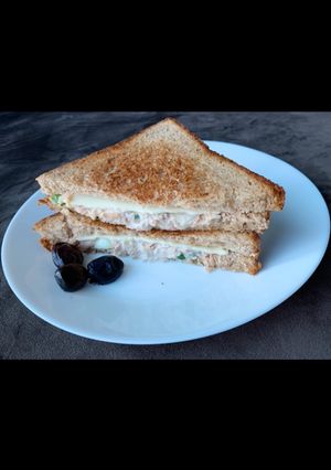 Foto resep Tuna salad sandwich. Gampang banget!!