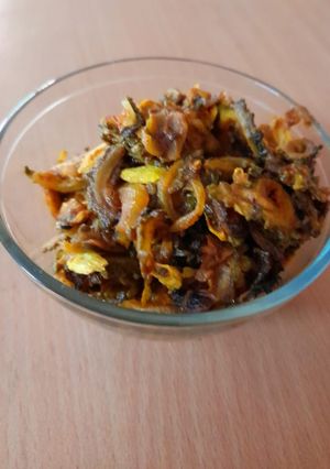 করলা কুমড়ো ভাজা (karola kumro  bhaja recipe in Bengali) রেসিপির প্রধান ছবি