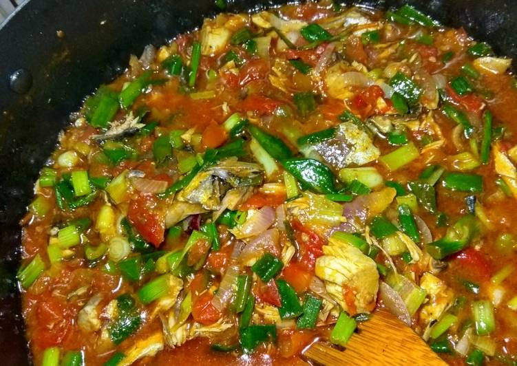 Recipe of Super Quick Homemade Fish and tomatoes sauce