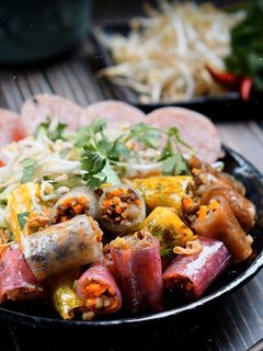 Hình của món Bánh Cuốn Hấp Bánh Tráng.