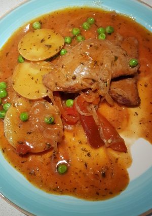 Una foto de Bifes a la criolla