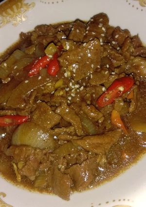 Foto resep Sapi lada hitam ala ummu Maryam