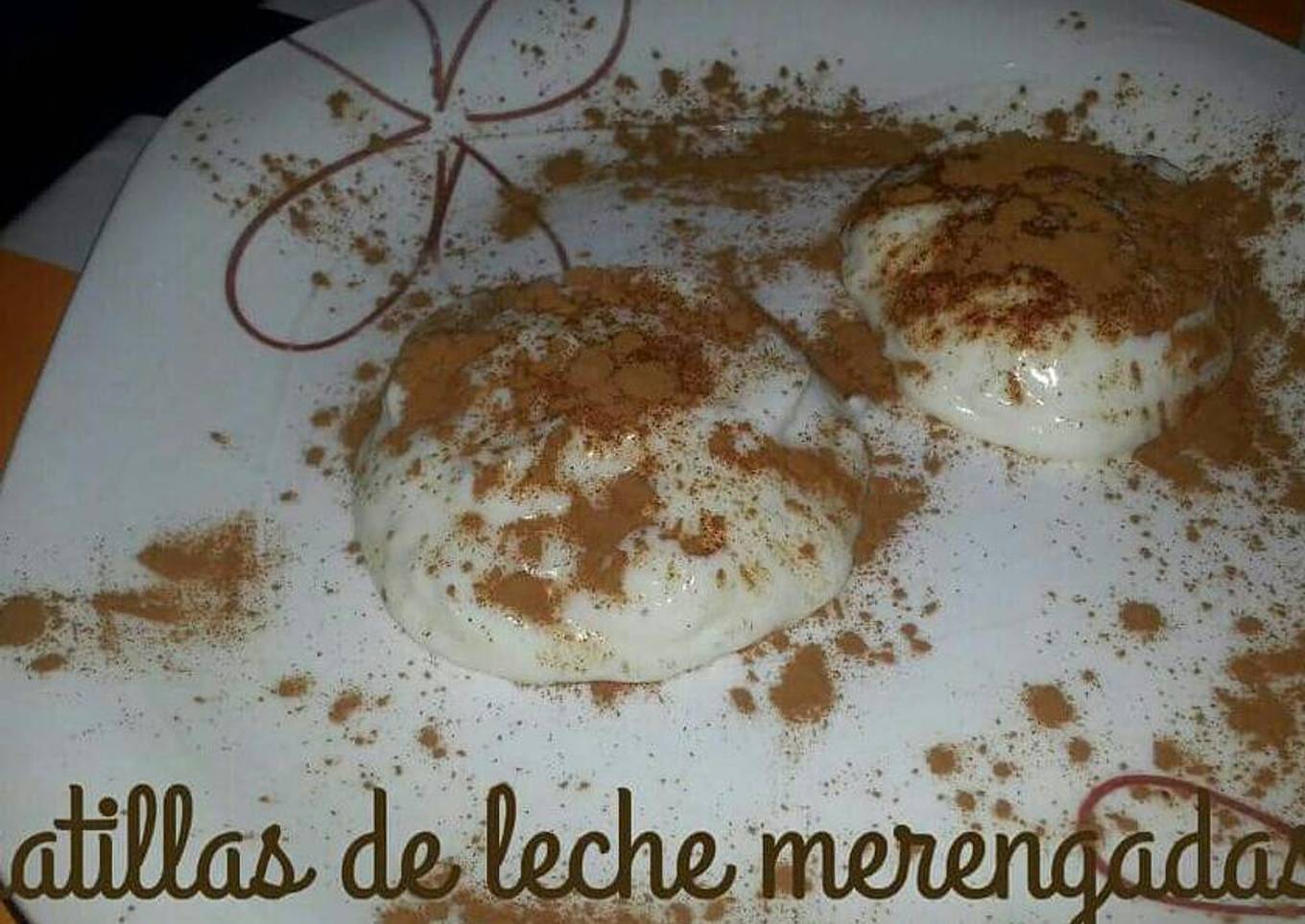 Natillas de leche merengada (Sin huevo) thermomix