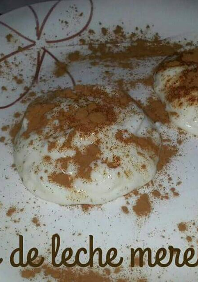 Una foto de Natillas de leche merengada (Sin huevo) thermomix