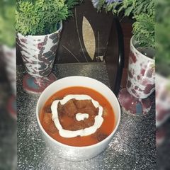 A picture of Cream of Tomato Soup.