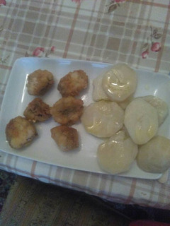 Una foto de Bolas de rape con patatas cocidas