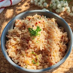 A picture of Aglio E Olio Fried Rice.