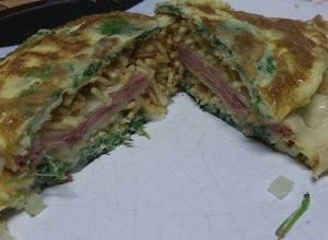 Foto de Omelete com coentro