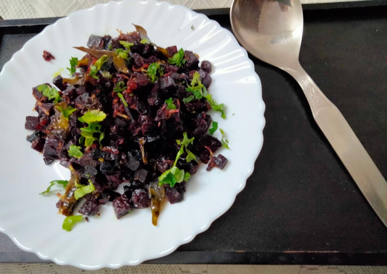 Hyderabadi beetroot and black carrot ki sabzi