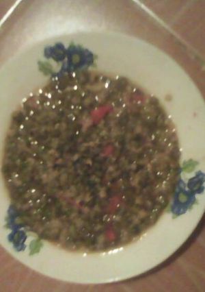 A picture of Stewed green grams.