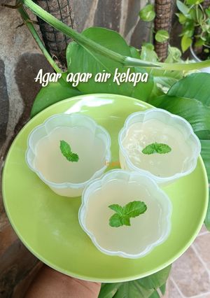 Foto resep Agar-agar air kelapa