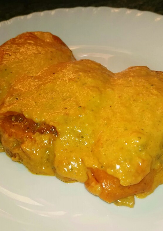 Una foto de Pimientos de piquillo rellenos de bacalao