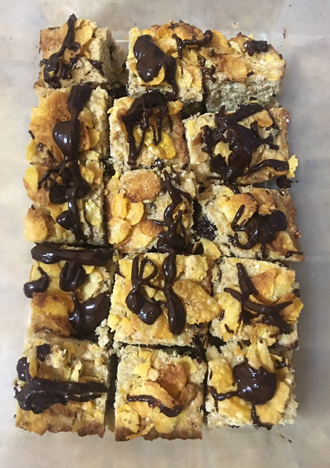 Una foto de Brownie de avena fácil y saludable