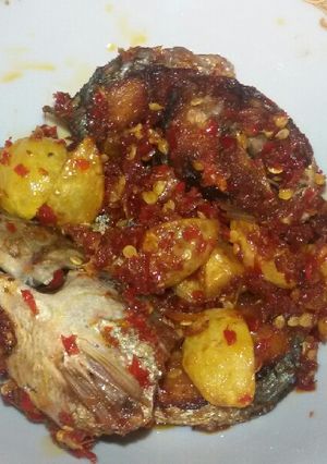 Foto resep Sambal kasar ikan kentang
