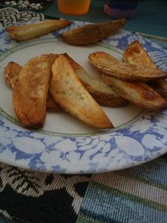 A picture of Easy Oven Baked Potato Wedges.
