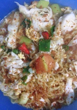 Foto resep Mie rebus Tektek