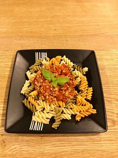 快速簡單的義大利蕃茄肉醬 的食譜成品照片