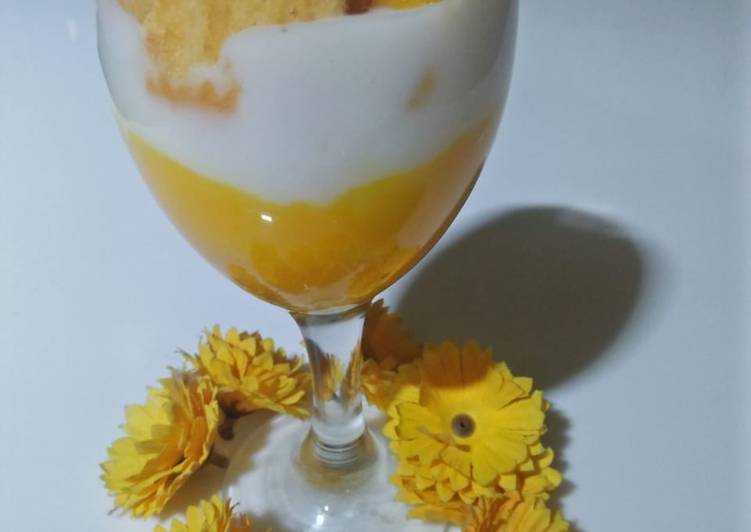 Recipe of Speedy Mango dessert