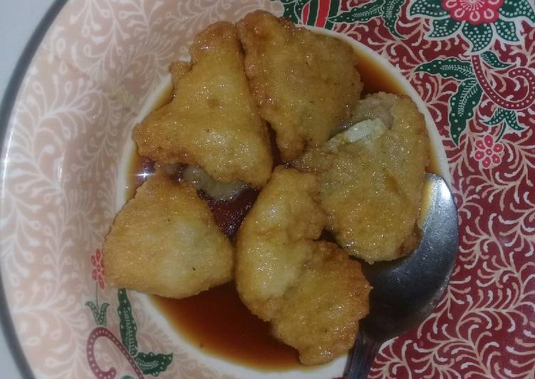 Bahan memasak Pempek gurih (santan), Enak Banget