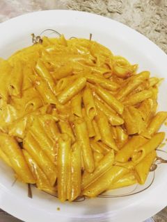 صورة لوصفة مكرونة بنك صوص بطريقتي